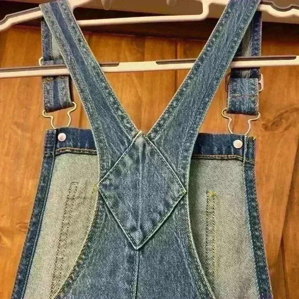 Cat and Jack Girls Distressed Short-all Medium Wash Size Large-NWT - Picture 7 of 7
